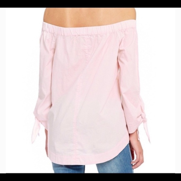 NWT Free People Show Some Shoulders Light Pink Top - Picture 2 of 7